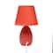 Creekwood Home Nauru 9.5" Petite Oblong Table Lamp